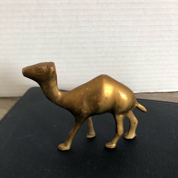 Vtg Brass Camel Figurine - Picture 9 of 14